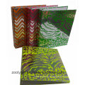 1 " Foil-Printing Paper Board 3 Ring Binders File Folders